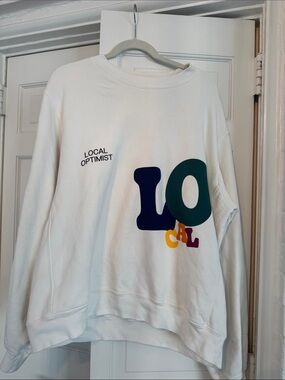 Madhappy Cream Sherpa Pullover - local optimist